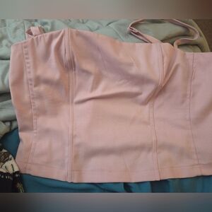 Forever 21 Light Pink Corset Top